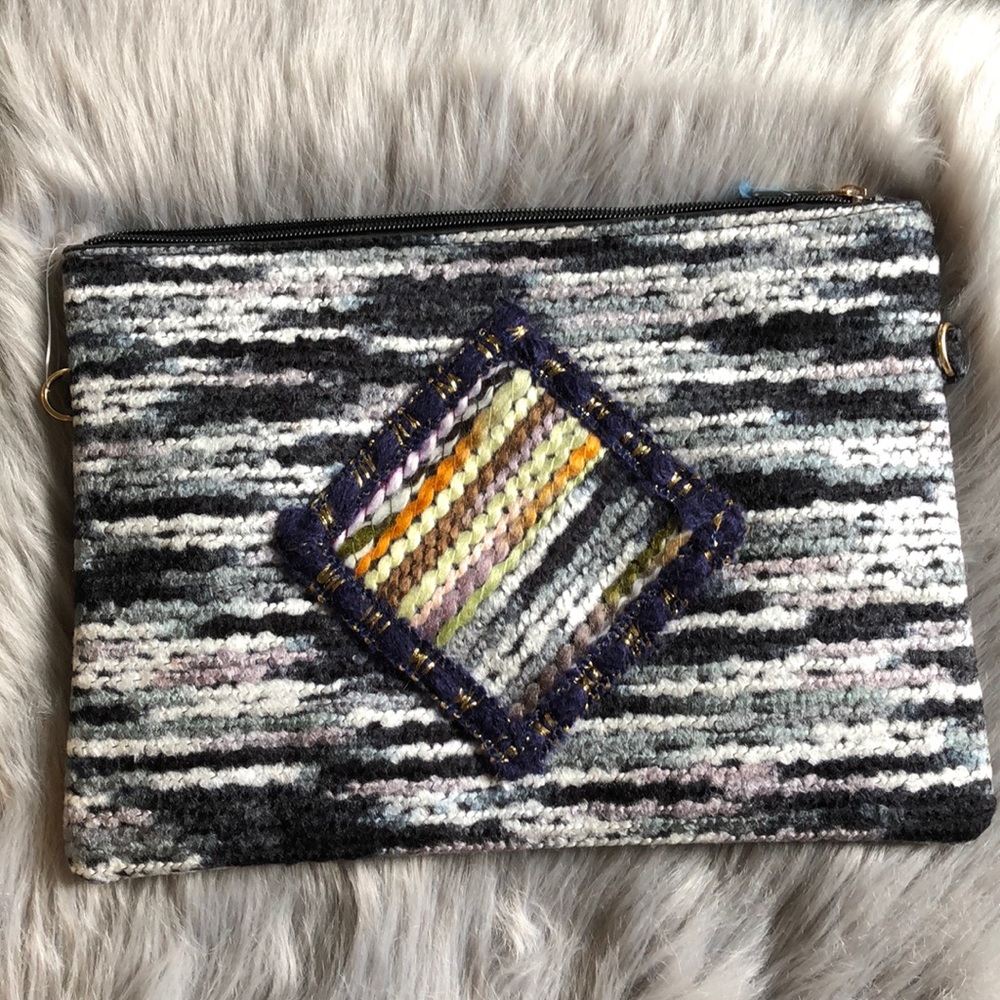 Multicolored Boho Clutch